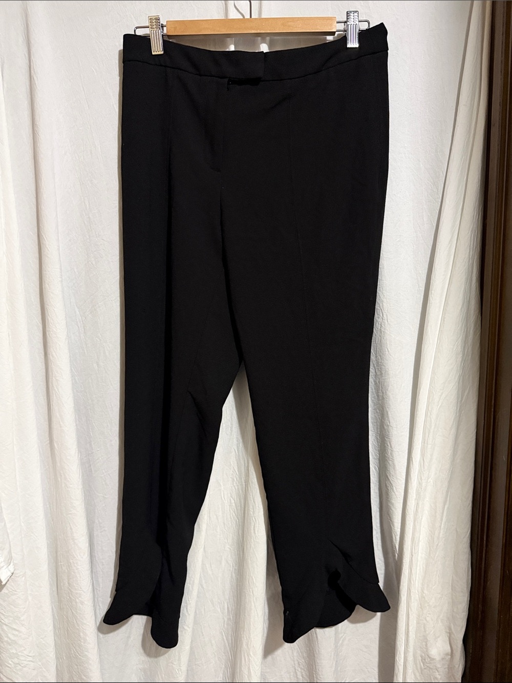 Nanette Lepore Black Dress Pants with Flared Hem